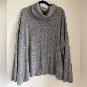 Anthropologie Postmark Lassen Cowlneck Sweater in gray